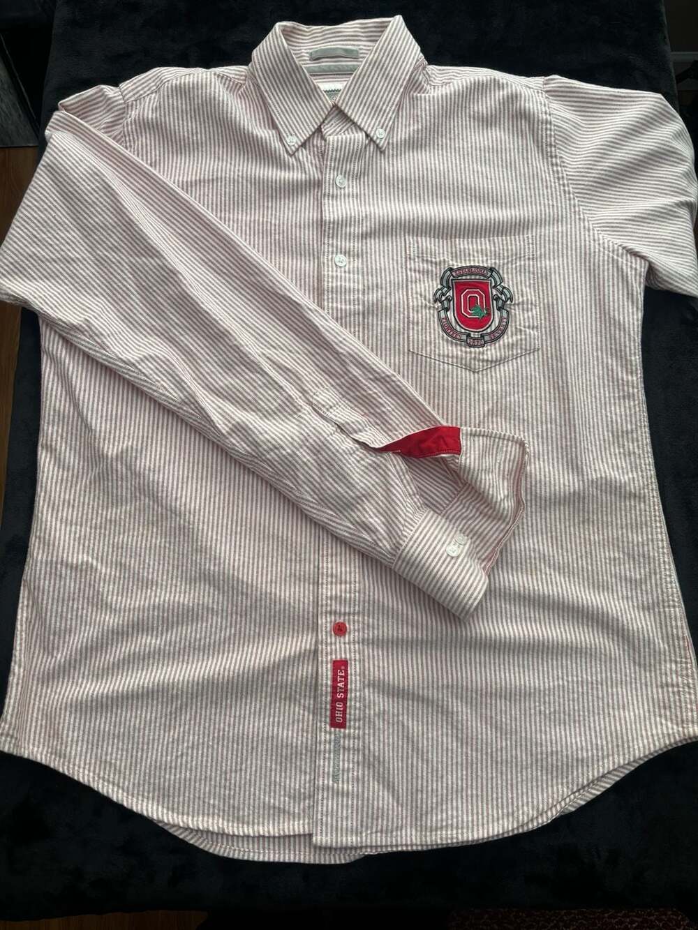 Apogee Ohio State University Button Down Shirt Size L